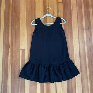 Black Shift Dress, low back